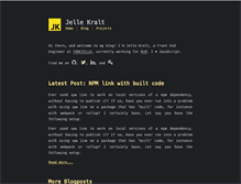 Tablet Screenshot of jellekralt.com